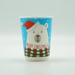 Duplafalú papírpohár (XMAS) - Ø 90 mm - 3,6 dl