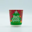 Duplafalú papírpohár (XMAS) - Ø 80 mm - 2,4 dl