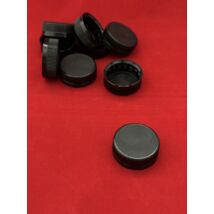 Kupak műanyag palackhoz (fekete) - Ø 38 mm