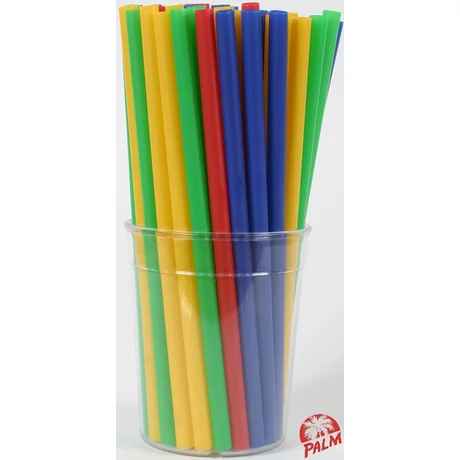 Vastag vegyes szívószál - 8 mm x 23 cm