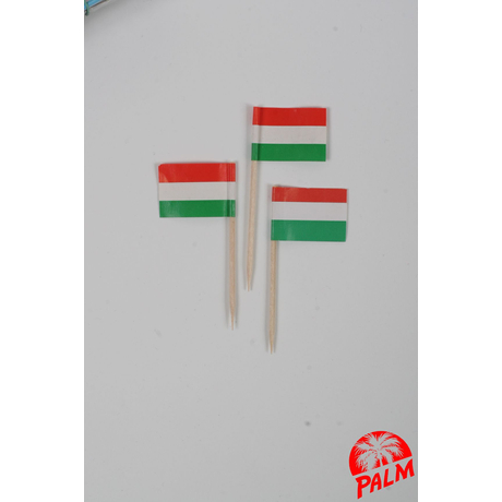 Magyar zászló pálcika - 6,5 cm