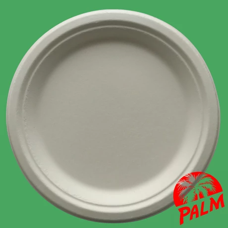 Cukornád lapostányér ECO - ⌀ 22,5 cm - 50 db