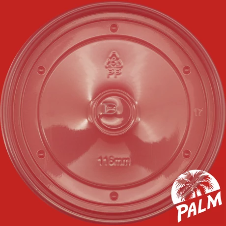 Műanyag tető zárt (átlátszó) - Ø 115 mm